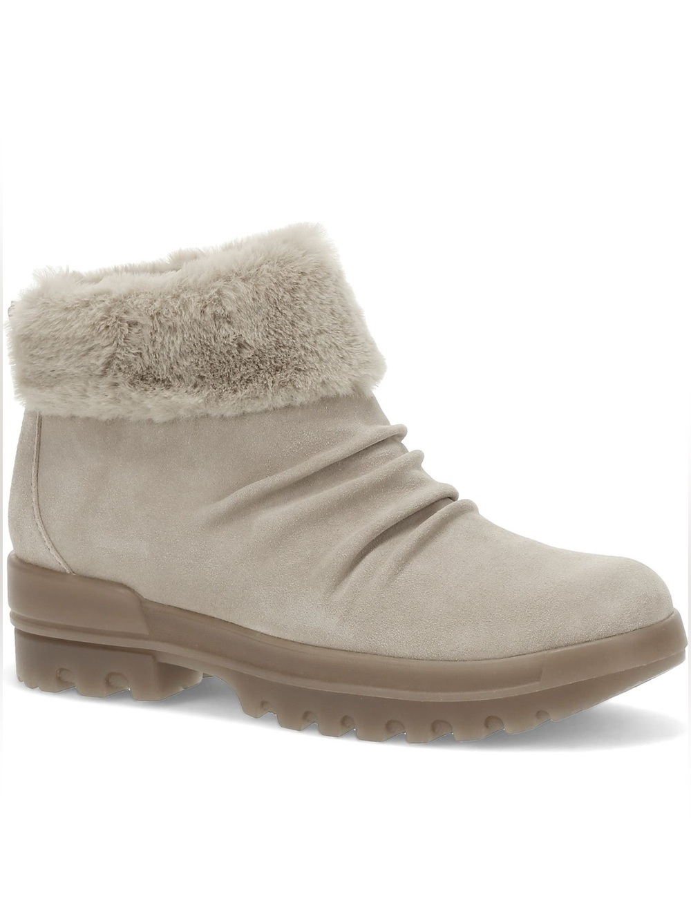 ♥️♥️ Baretraps Women's Nuri Cold Weather Round Toe Booties - Taupe Ice